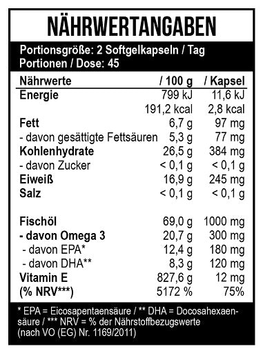 MST - Omega 3 Nordic Fish Oil 90 caps