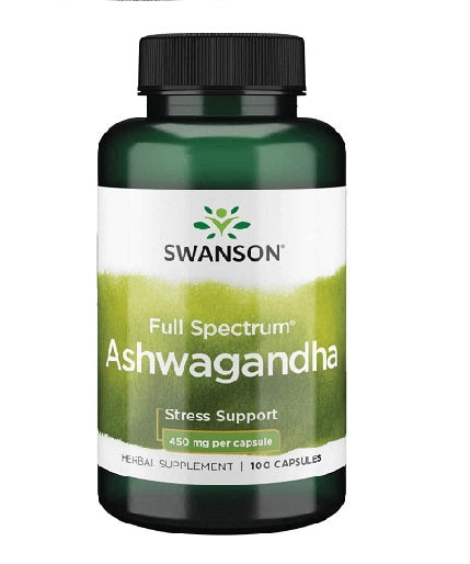 Swanson Ashwagandha Full Spectrum 450mg - 100 Kapseln