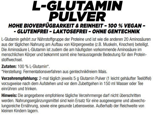 MySupps Glutamine 500g