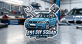 E91 DIY Squad Aufkleber 5x5cm