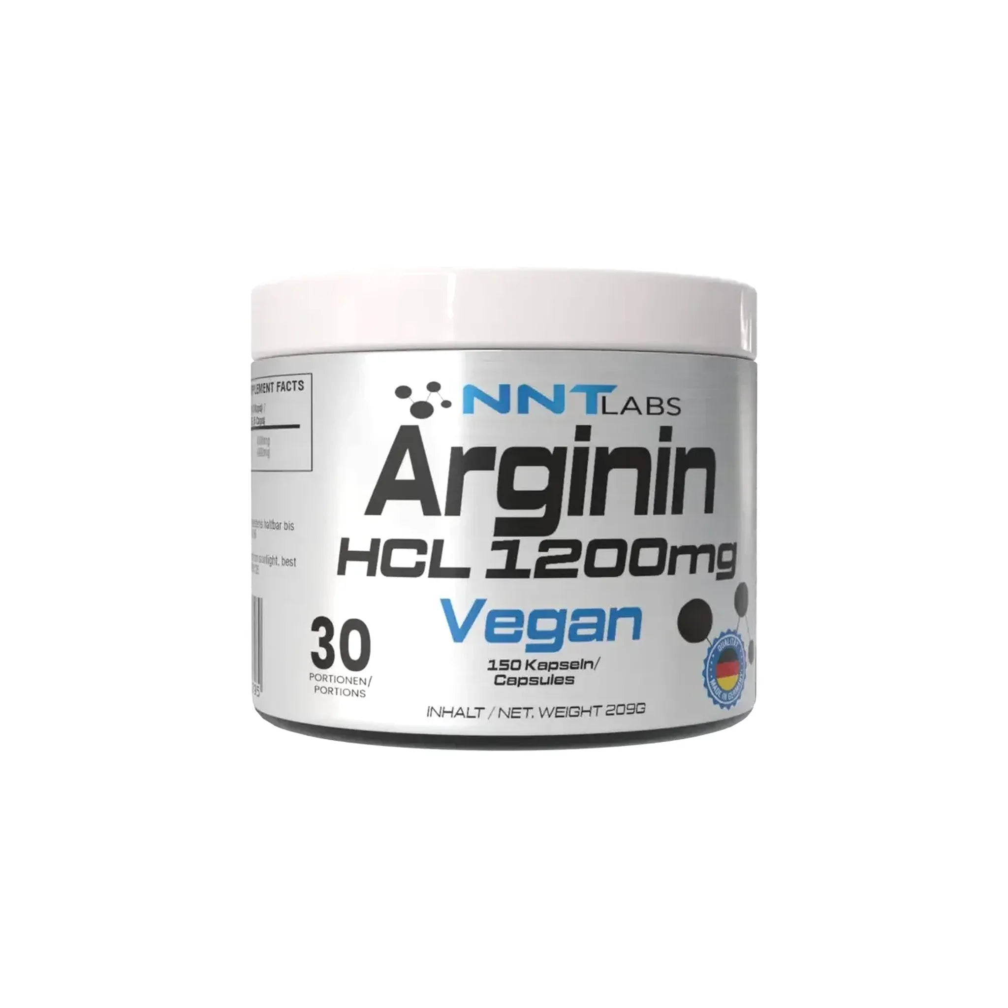 NNT Arginin HCL 1200 mg 150 Kapseln