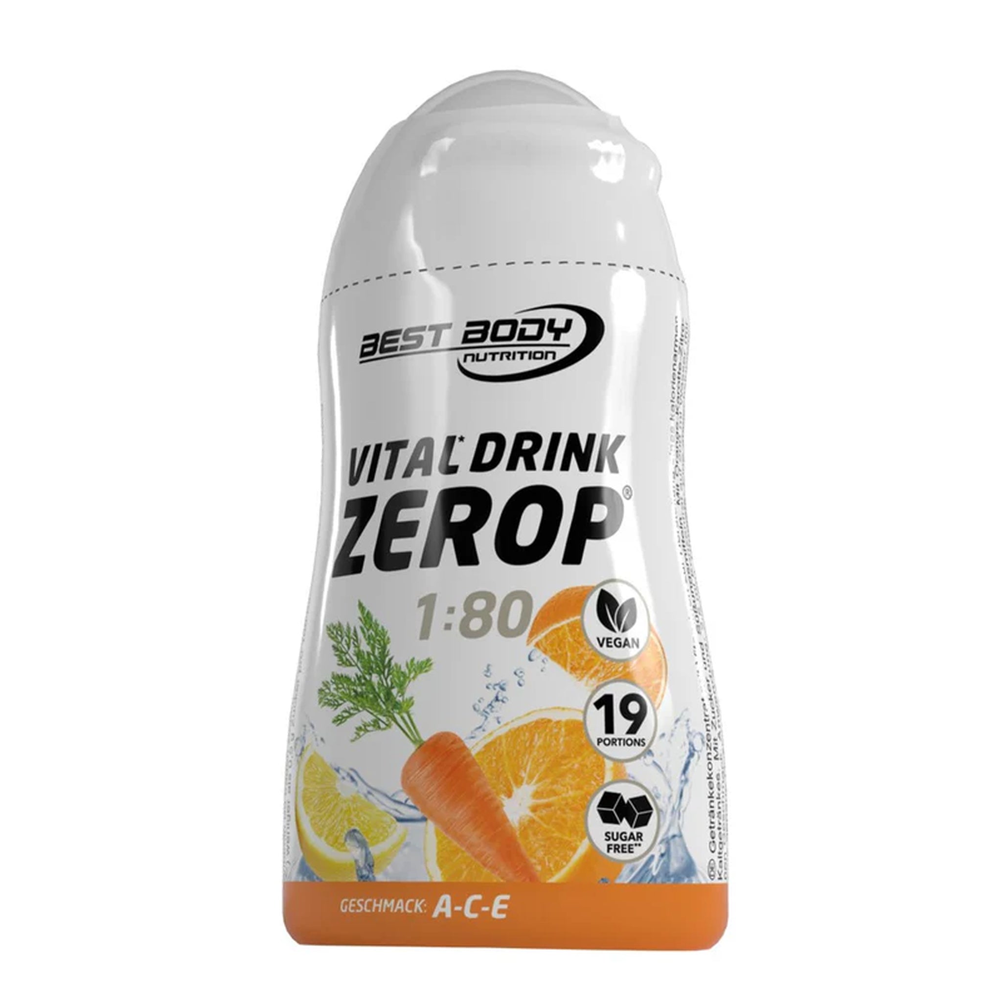Best Body Vital Drink Flavour Drops 1:80 - 48ml Squeeze Flasche