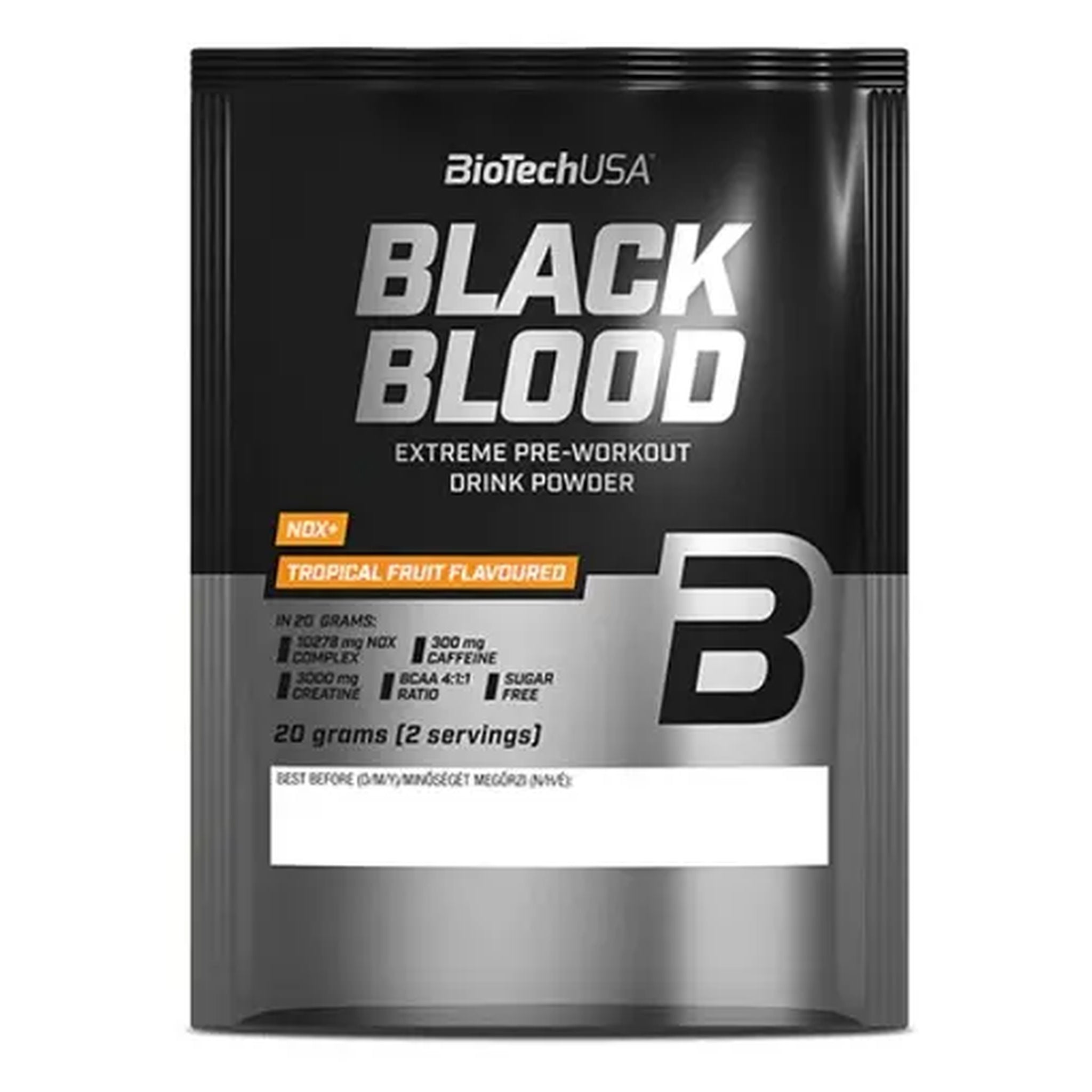 BioTech Black Blood NOX PROBEN 5x20g MIX