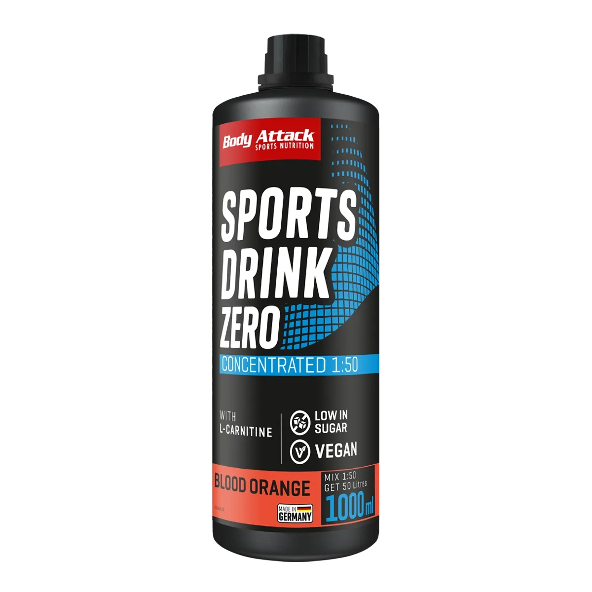Body Attack Sports Drink Zero 1000 ml