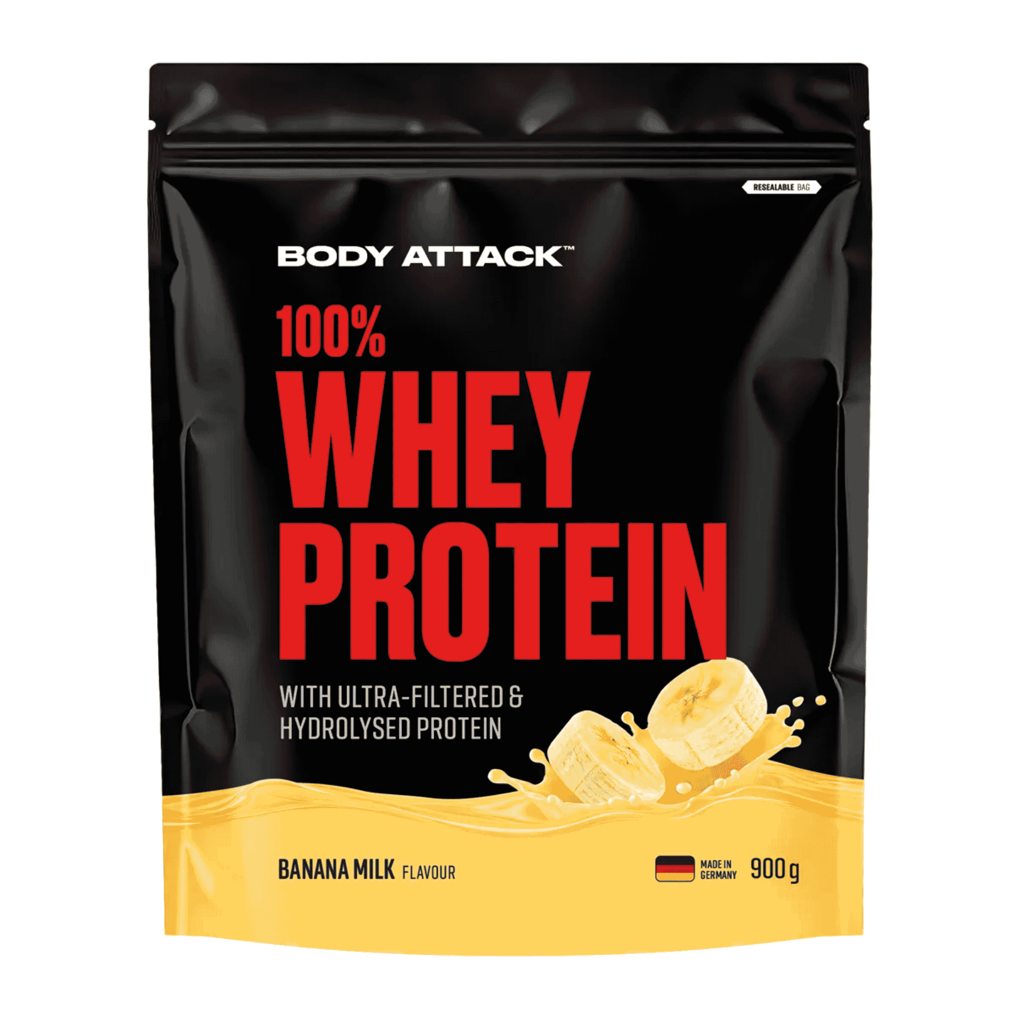 Body Attack 100% Whey Protein 900g