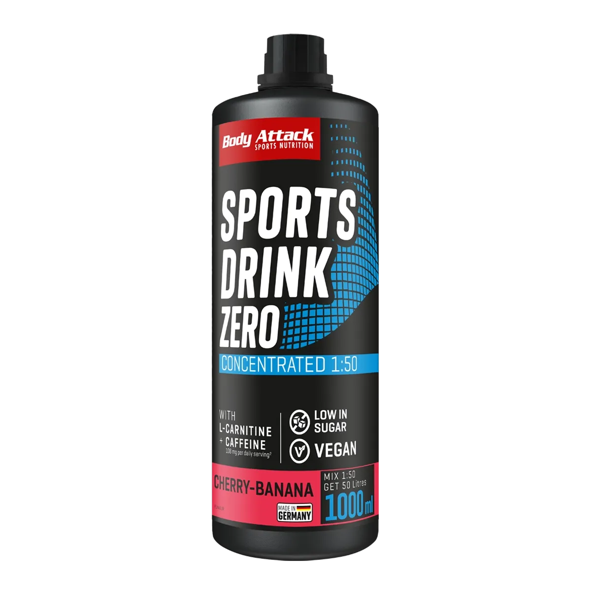 Body Attack Sports Drink Zero 1000 ml