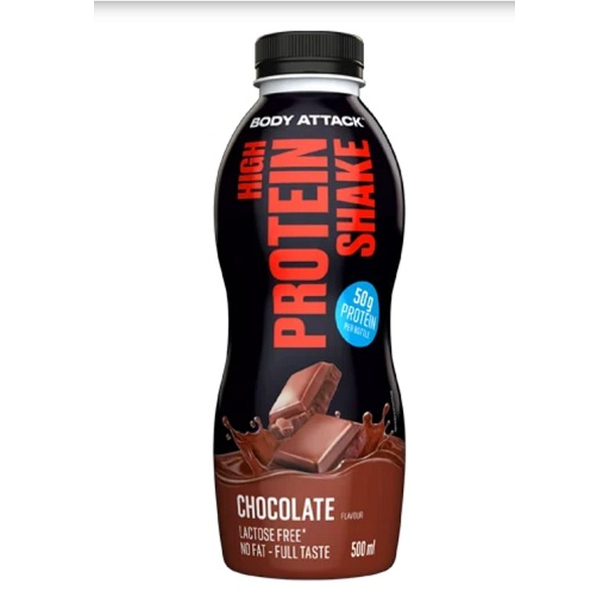 Body Attack High Protein Shake 12x500ml