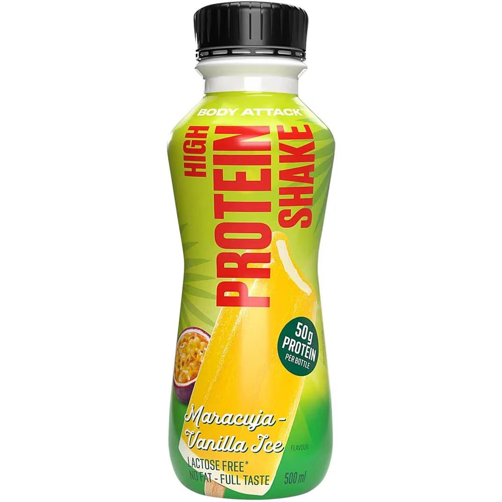 Body Attack High Protein Shake 12x500ml