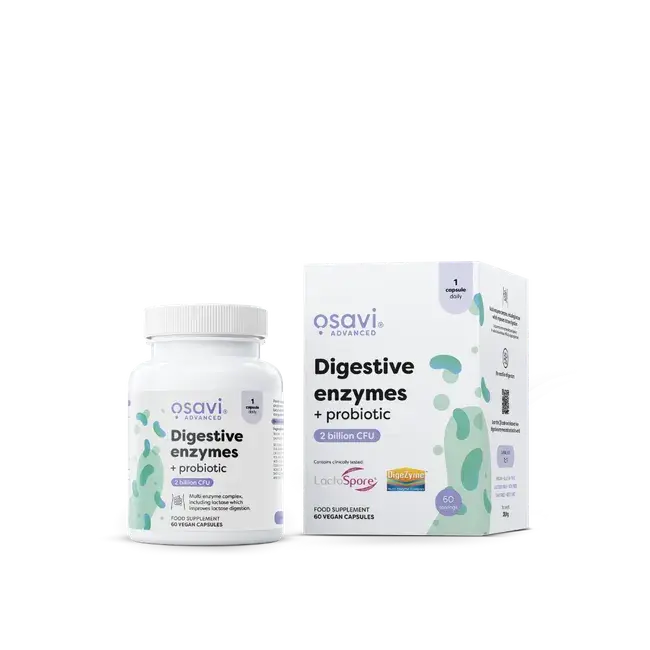 Osavi Digestive enzymes  probiotic 60 Kapseln