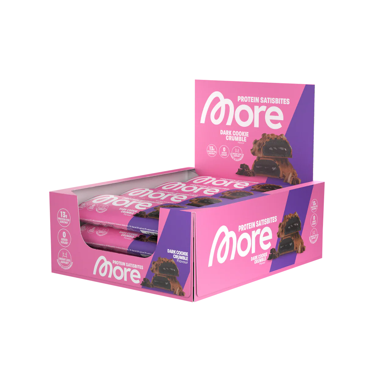 More Nutrition Protein Satisbites 12 x 2x25g