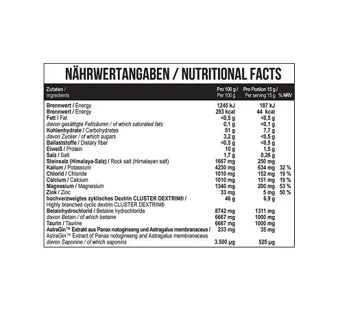 MST - Aqua Power Electrolyte Boost - 360g Orange INAKTIV