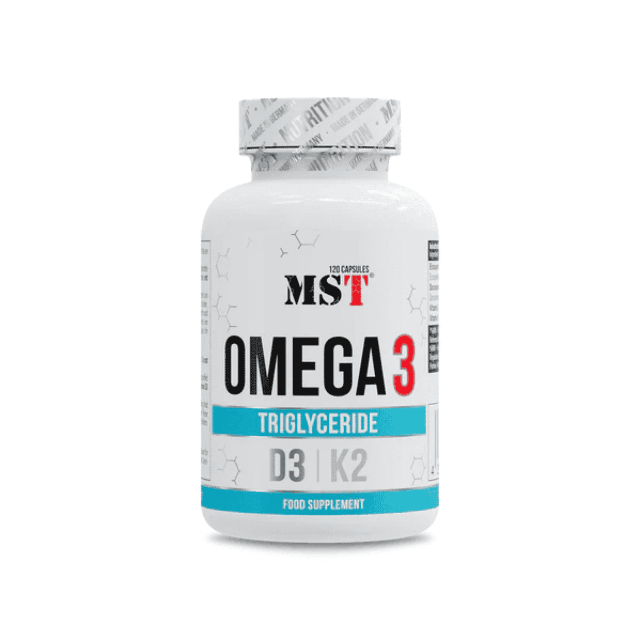 MST - Omega 3 500 mg D3  K2 120 Softgels