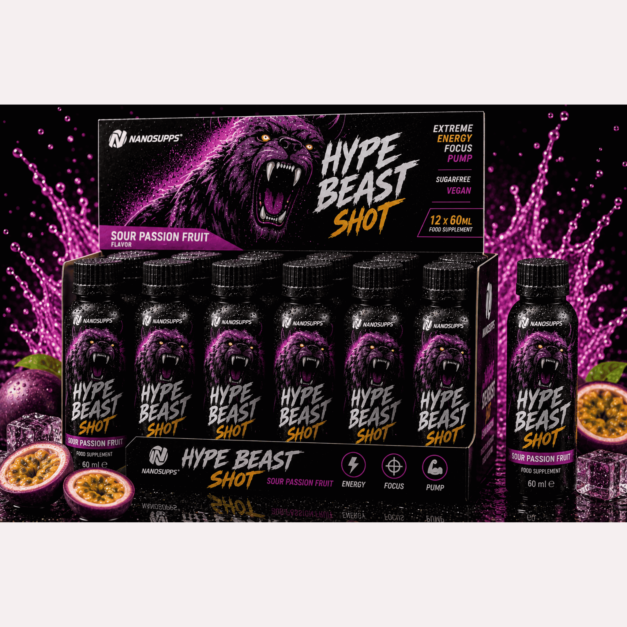 Nanosupps Hype Beast Shot 12x60ml