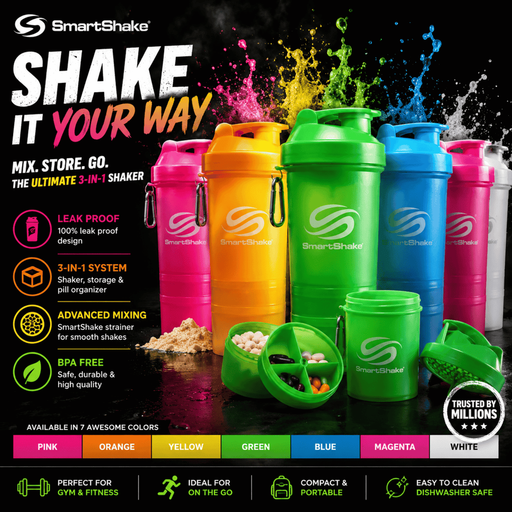 Smartshake Slim Neon 500ml