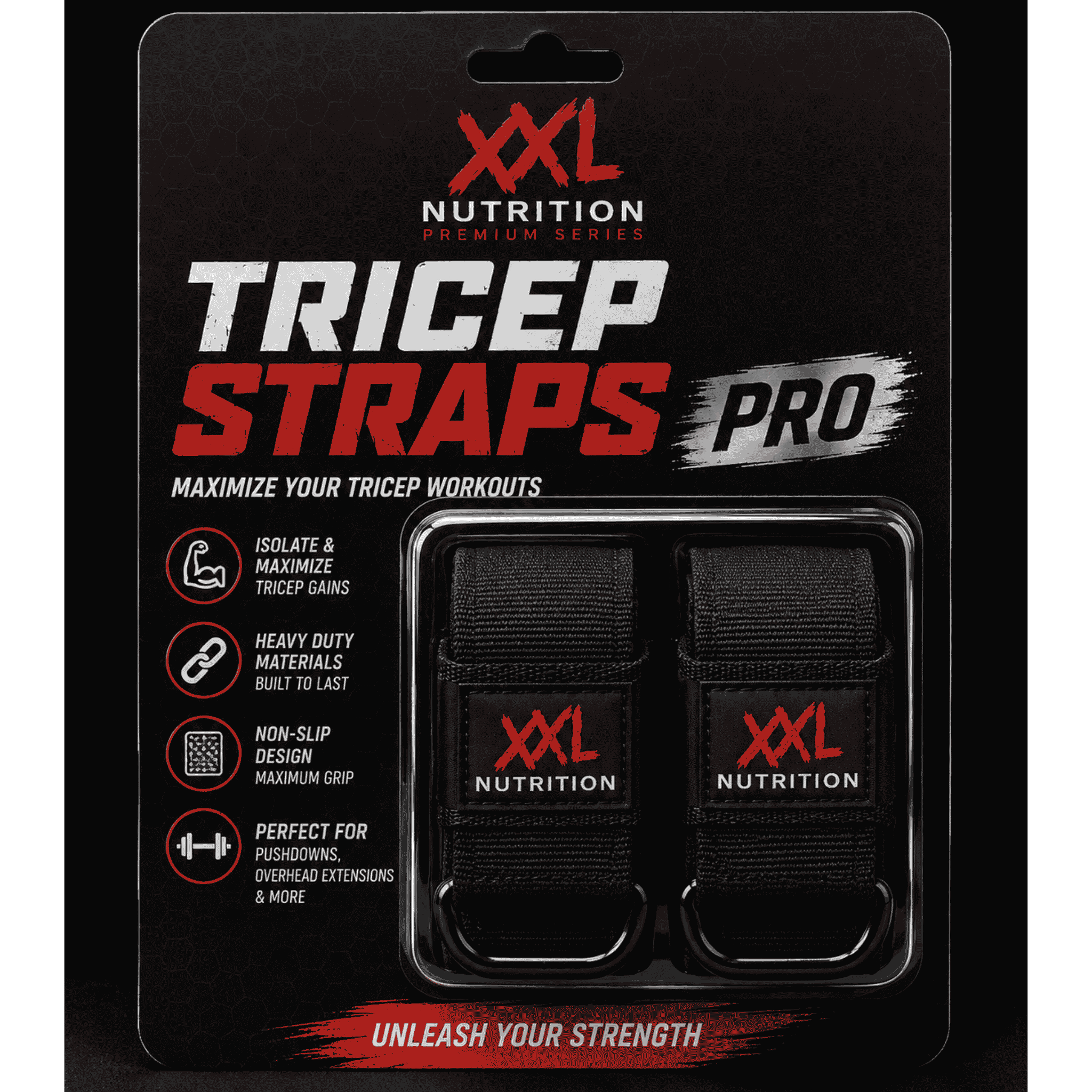XXL Nutrition Tricep Straps Pro